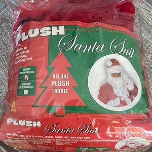 Rubie's Red Santa Suit - Deluxe Plush Holiday Costume